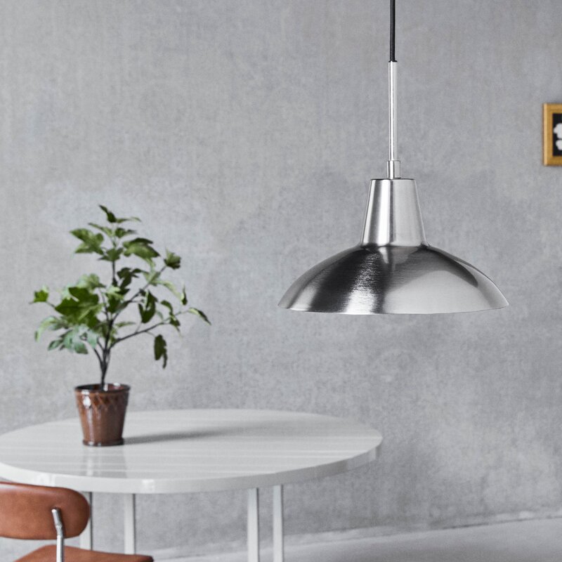 House Doctor Desk taklampe 31 cm børstet sølvfinish