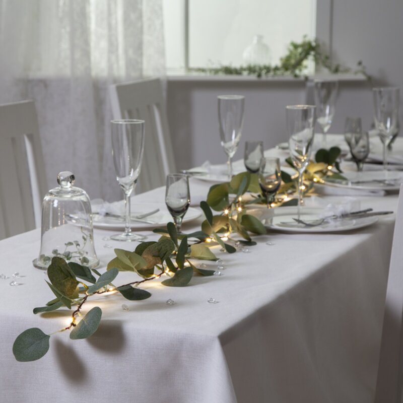 Star Trading Girlander eucalyptus 581-32 180 cm grønn