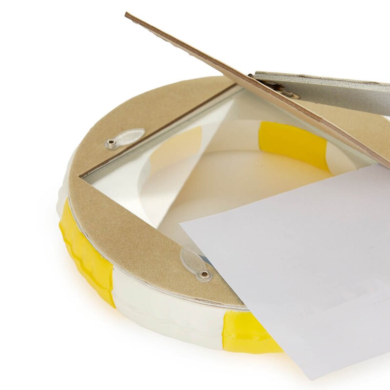 Balvi Floats fotoramme 17,2 cm gul/hvit