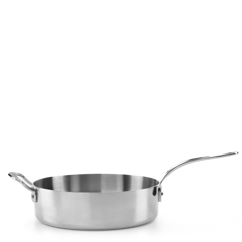 Samuel Groves Sautépanne med lokk 26 cm 3,5L rustfritt stål