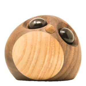 FableWood Freddy pingvinunge trefigur 5 cm valnøtt/ask