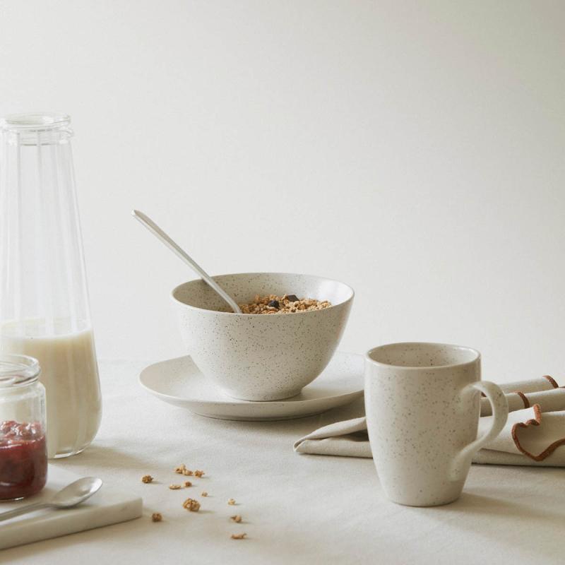 Broste Copenhagen Nordic Vanilla frokostsett 6 deler kremhvit
