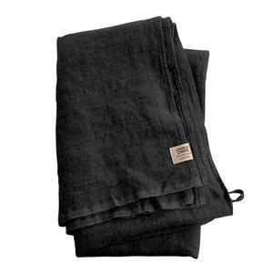 Lovley Linen Lovely Hamam badehåndkle lin 90x145 cm Dark Grey