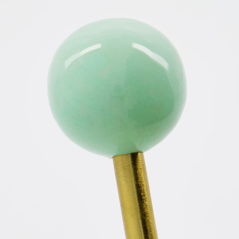 House Doctor Ball knagg 8x4 cm 4 stk messing/aqua