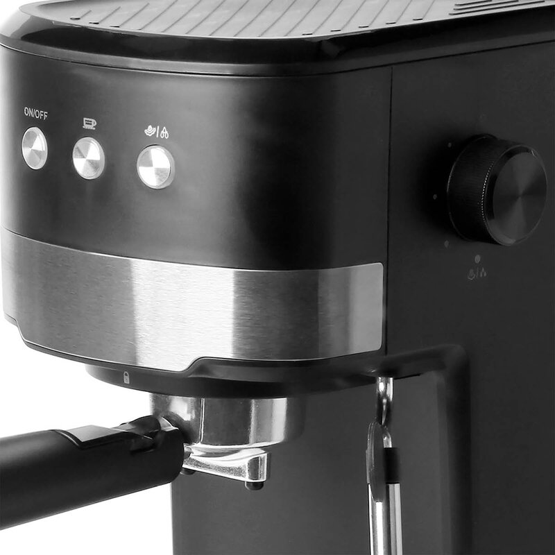 EMERIO Espressomaskin ES-131287 1,25L svart