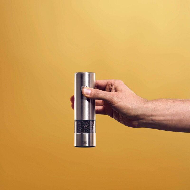 AdHoc i.Mill krydderkvern elektrisk 17 cm stål