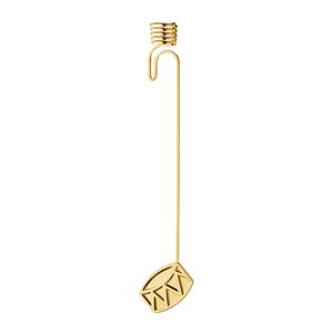 Georg Jensen 2026 lysholder til juletre tromme gull