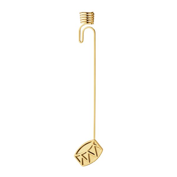 Georg Jensen 2026 lysholder til juletre tromme gull