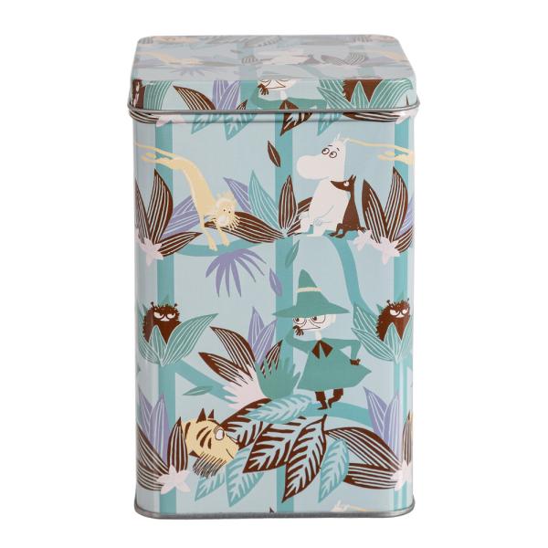 Martinex Trekrone teboks kvadrat 10 cm turkis