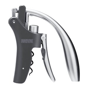 Innovine Vertikal korketrekker 17,5x17,5x4,8 cm svart/sølv