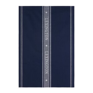 Lexington Icons kjøkkenhåndkle stjerne 70x50 cm hvit/dress blå