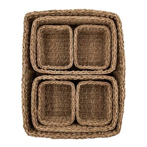 Meraki Oppbevaringskurv 7 stk sjøgress