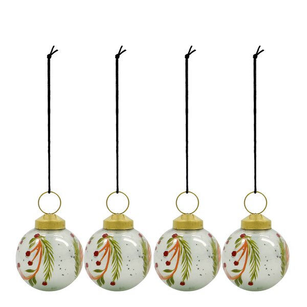 House Doctor Antico julepynt 4 stk lyseblå