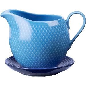 Lyngby Porcelæn Rhombe Color sausekanne 67 cl blå