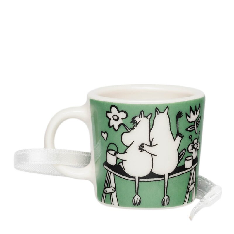 MoominArabia Mummikopp mini 3 cm Kjærlighet grønn