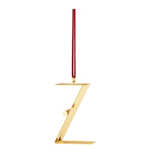 Georg Jensen Ornament pyntebokstav Z gull