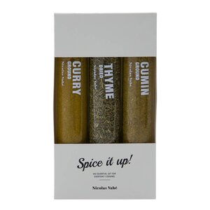 Nicolas Vahé Kryddersett 43g karri, timian, spisskummen