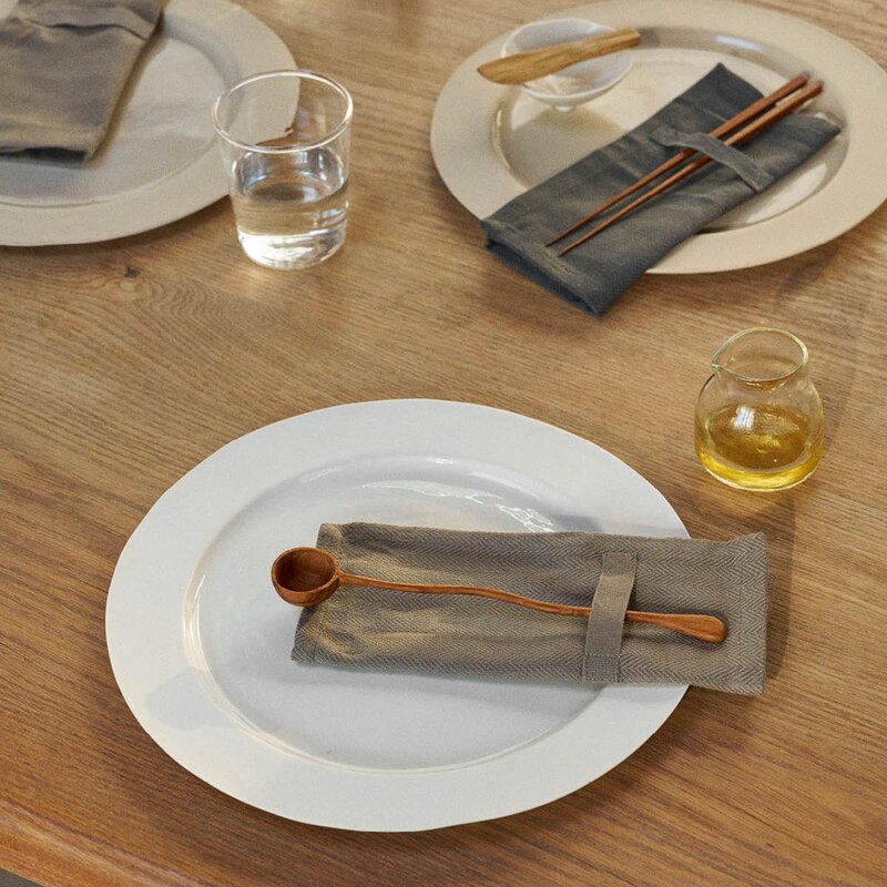 The Organic Company Serviett i bomull 20x20 cm 4 stk clay