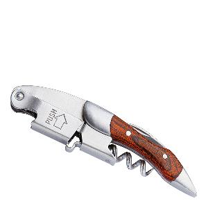Cilio Legno servitørkniv i stål/tre med 3 funksjoner