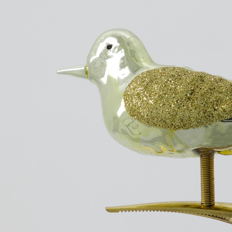 House Doctor Safar juletrepynt 17 cm 4 stk gull