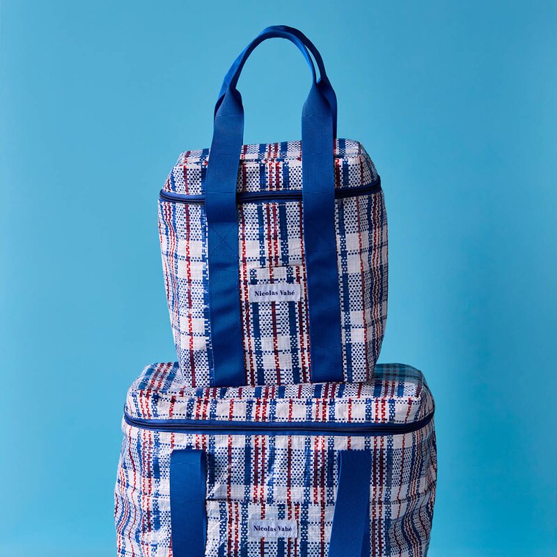 Nicolas Vahé Kjølebag 17x22x28 cm blå