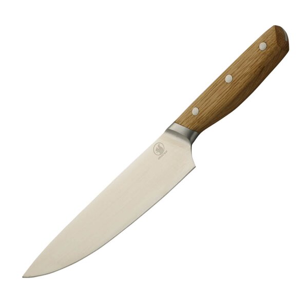 Morsø Bosco kokkekniv 20 cm stål/eik