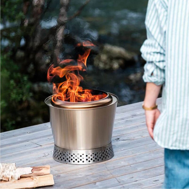 Espegard Lue 40 rentbrennende bålbrenner stål