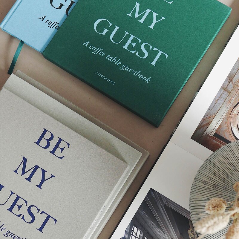 Printworks Gjestebok grønn/blå