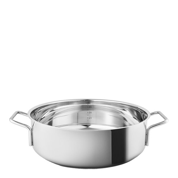 Eva Trio Stainless Steel sautégryte 28 cm med 2 håndtak