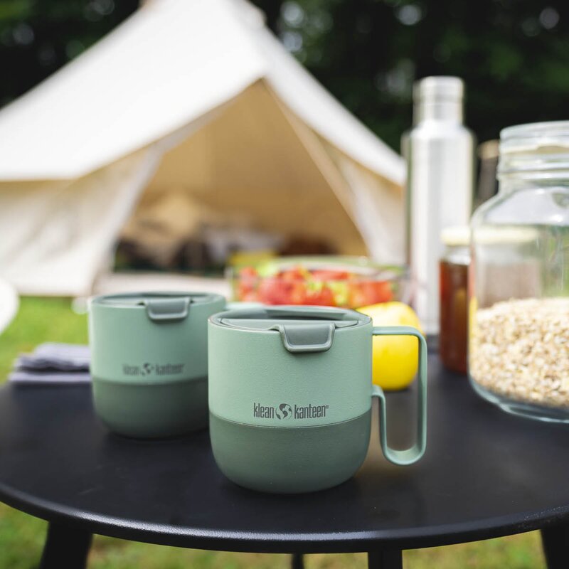 Klean Kanteen Rise kopp 41 cl med flipplokk Sea Spray
