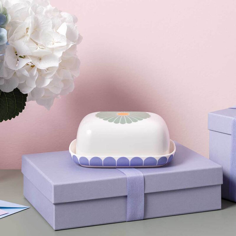 Villeroy & Boch Fleur colour smørboks 15x12 cm multi