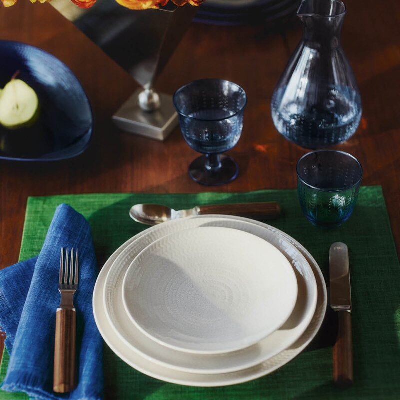 Rörstrand Swedish Grace glass m/stett 25 cl 2 stk blå