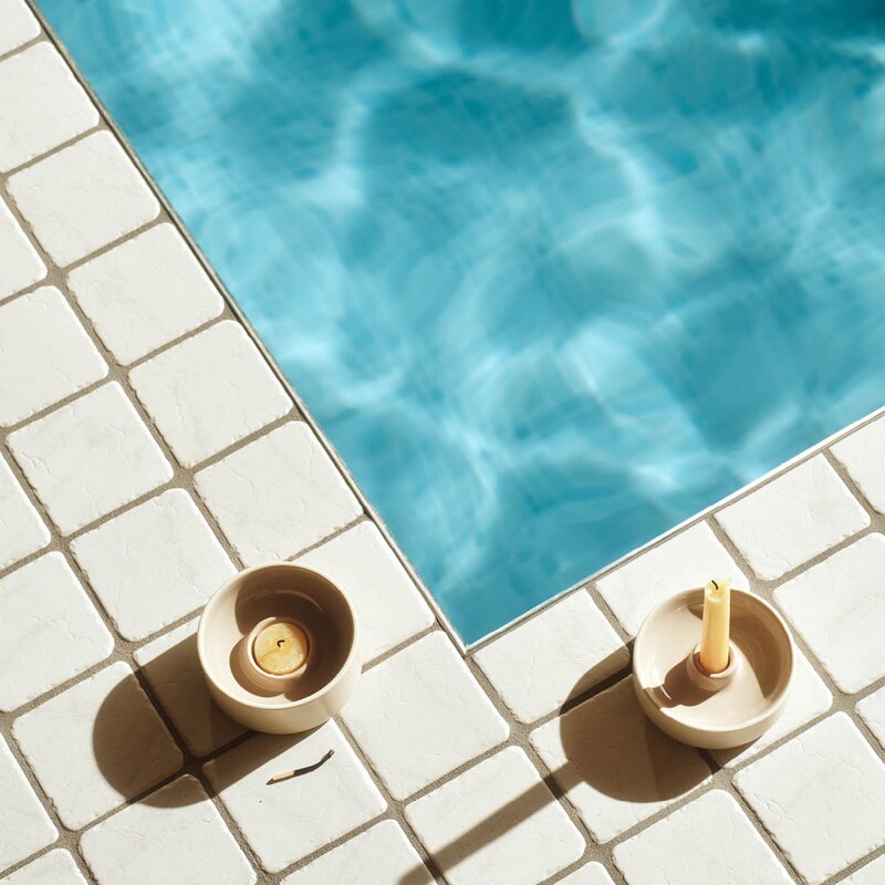 Arabia Kirnu lyslykt 11x5 cm beige