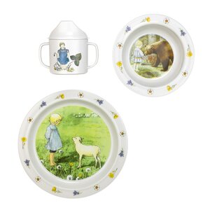 Rätt Start Elsa Beskow barneservise 3 deler Visor