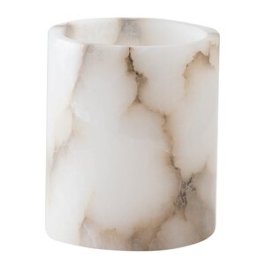 Tell Me More Alabaster telysholder M 12 cm