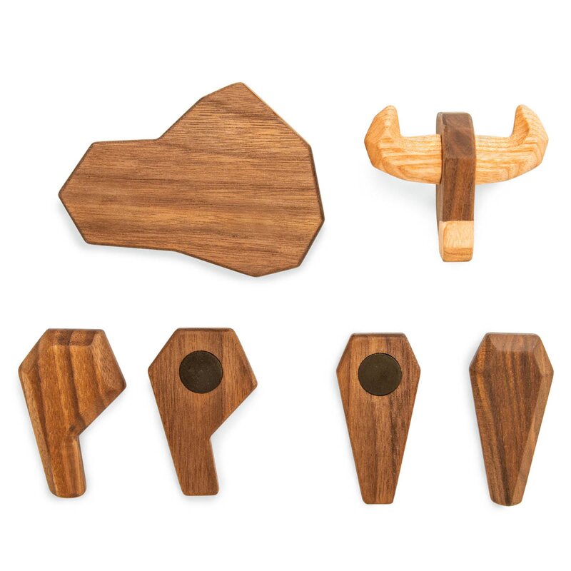 FableWood Tyr trefigur 15 cm valnøtt/ask