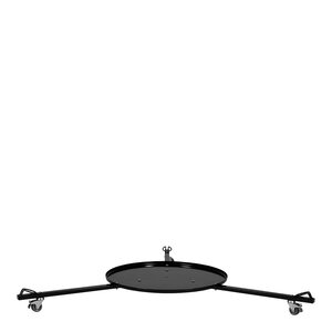 Espegard Understell med hjul til bålpanne svart