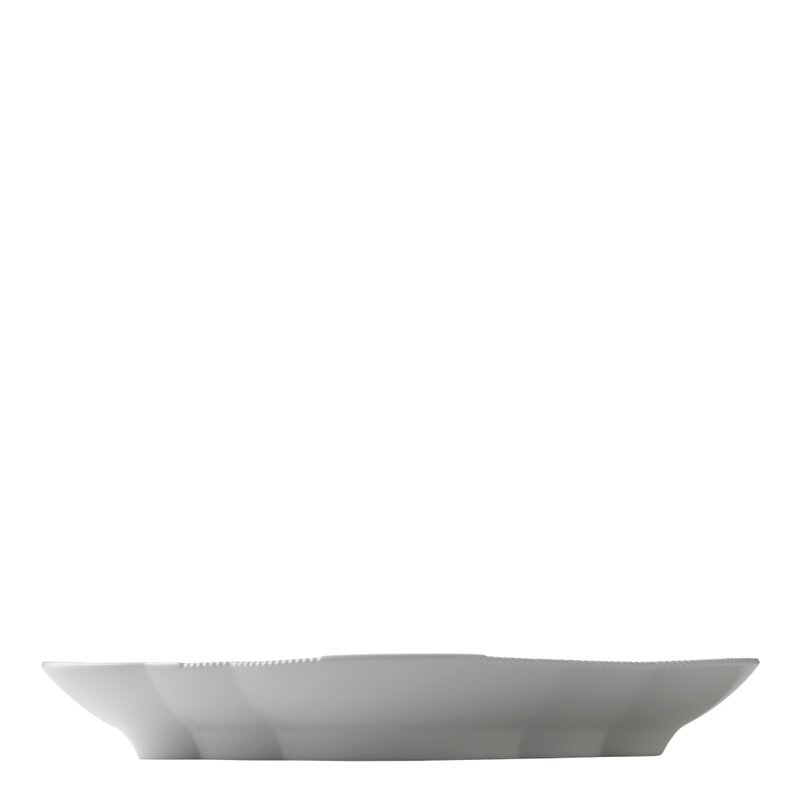 Royal Copenhagen White Elements fat ovalt 38,5 cm