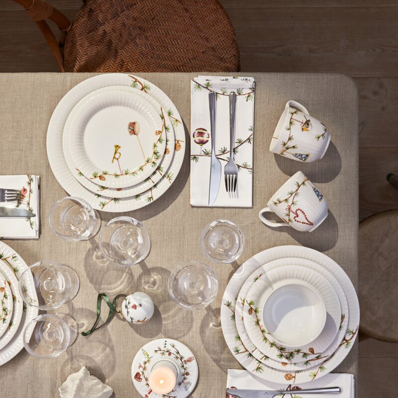 Kähler Hammershøi Christmas tallerken 22 cm 2 stk