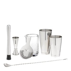 Viski Barsett 7 deler i rustfritt stål