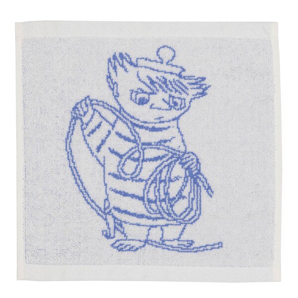 MoominArabia Mummi håndkle 25x25 cm Tootikki blå