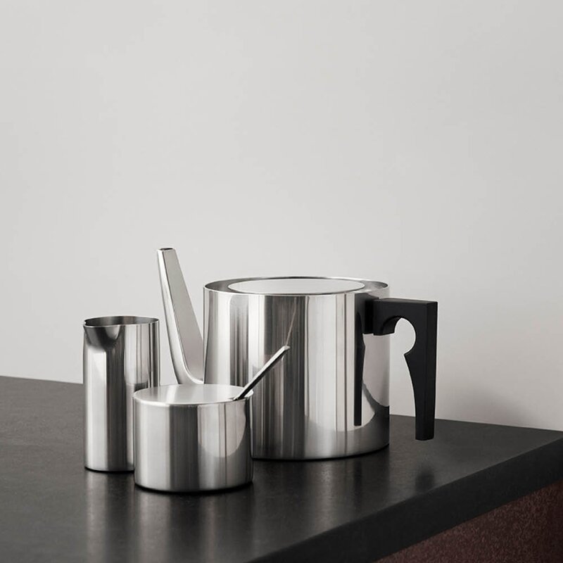Stelton Arne Jacobsen sukkerskål 20 cl stål