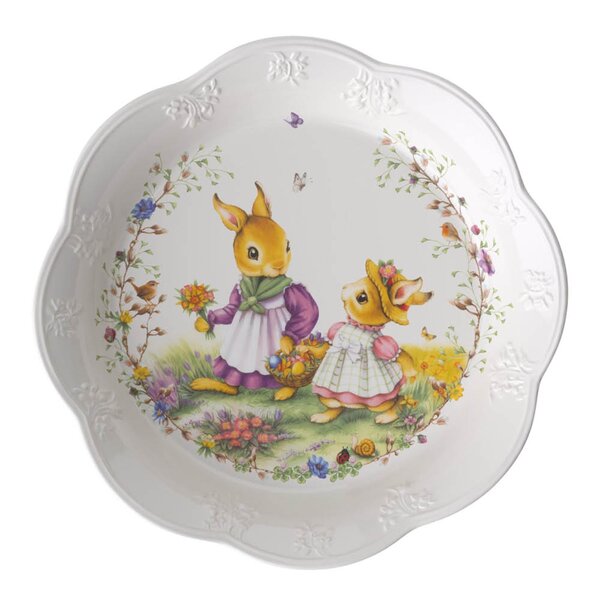 Villeroy & Boch - Spring Fantasy Flower Meadow serveringskål 65 cl grønn/hvit