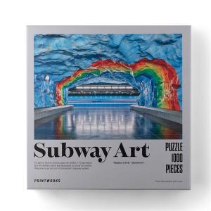 Printworks Puslespill subway art rainbow 1000 biter