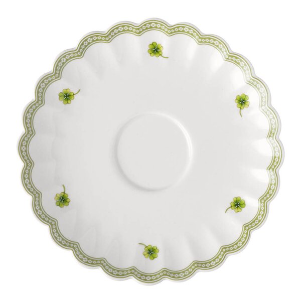 Villeroy & Boch Easter Delight skål til krus 17,7 cm hvit/grønn