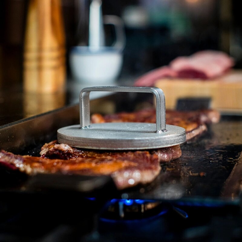 Kockums Jernverk Grillpresse 1,5 kg rustfritt stål