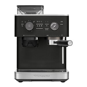 KitchenAid Espressomaskin m/kaffekvern halvautomatisk 5KES6551 cast iron black