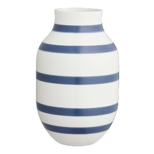 Kähler Omaggio vase 30,5 cm stålblå