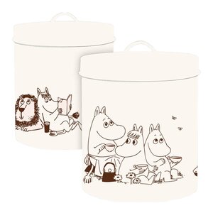Muurla Mummi Pets oppbevaringsboks 2 stk beige