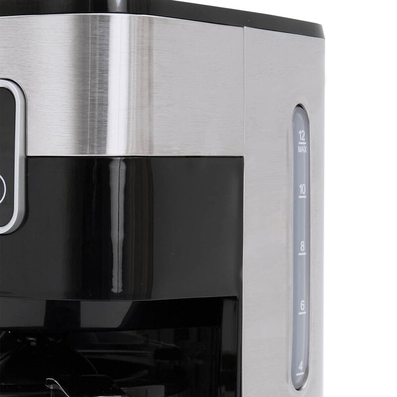 CHAMPION Kaffetrakter digital 12 kopper 1,5L KB400 rustfri